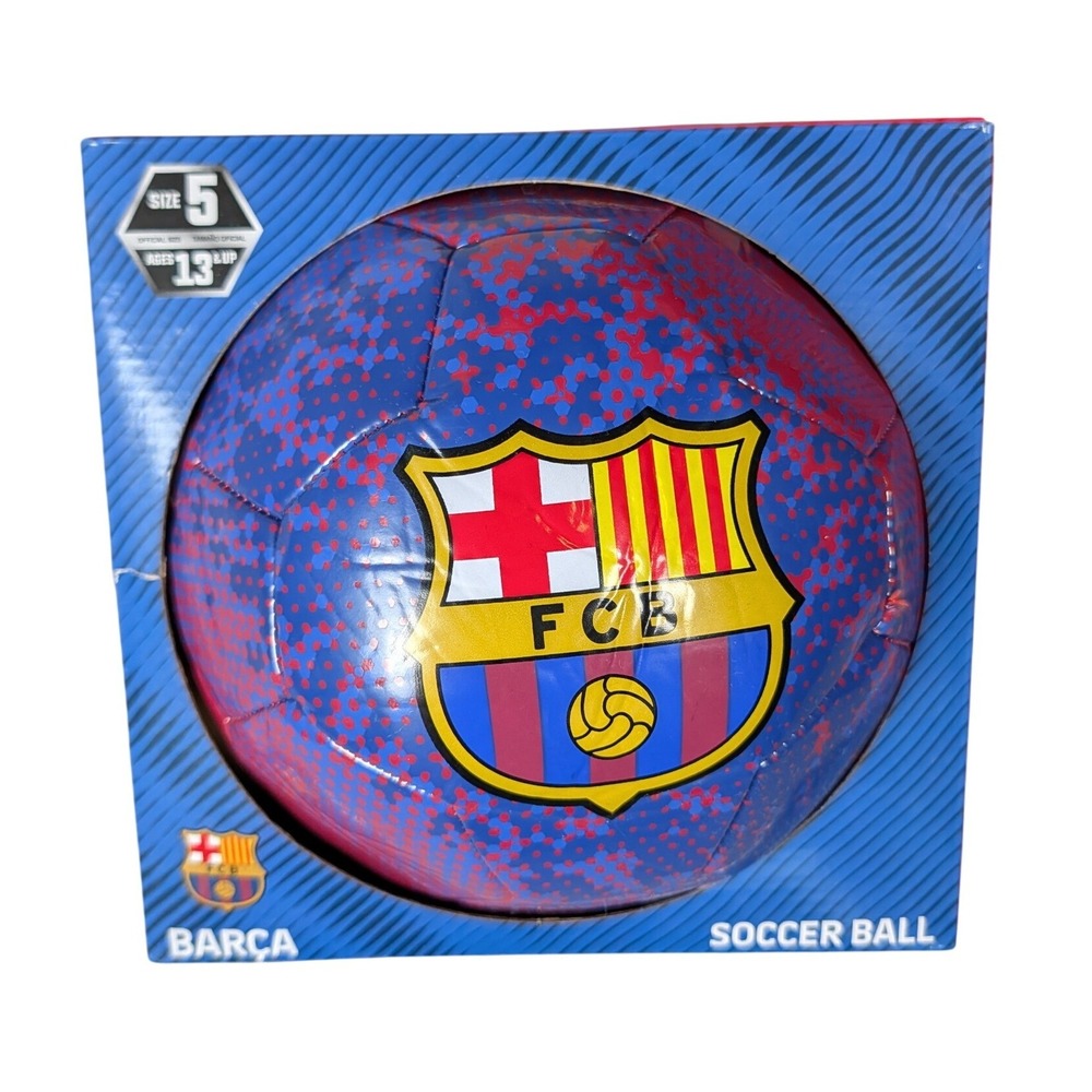 FC Barcelona Soccer Ball Official Licensed Barca Blue Red Size 5 New in Box